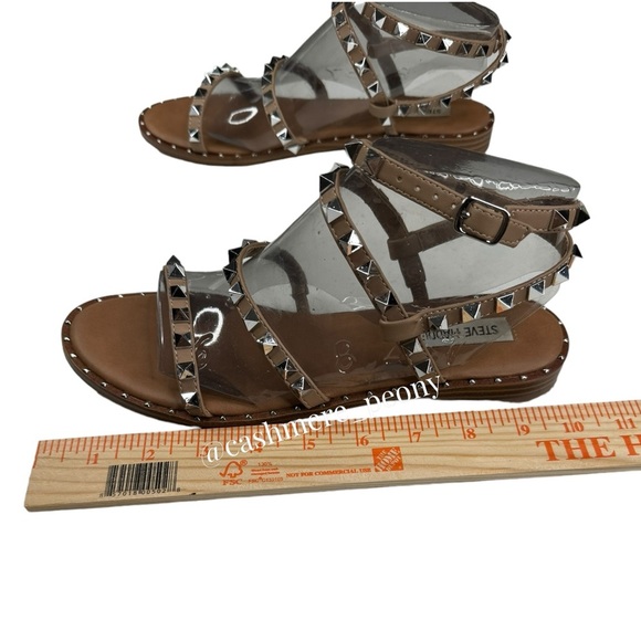 STEVE MADDEN Women's Travel Rock Stud Flat Sandals size 8 - Picture 10 of 12